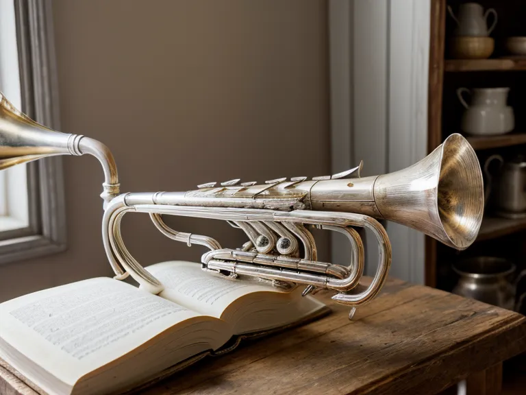 Trompete mit Harmon-Dämpfer und Notenständer beim Üben für Jazz-Einsteiger